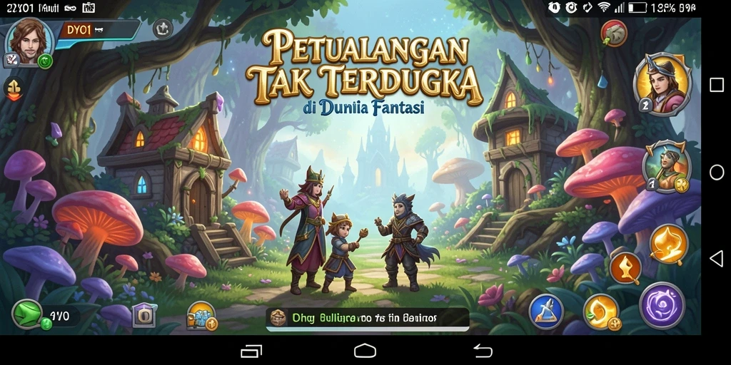 Tampilan gameplay DYO1 yang menawan dan penuh petualangan.