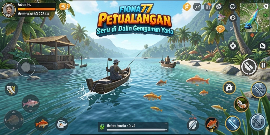 Gameplay menarik di FIONA77 dengan aksi memancing seru.