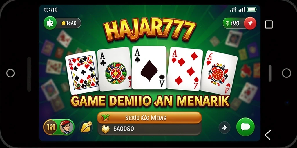 Tampilan gameplay seru di HAJAR777, nikmati permainannya!