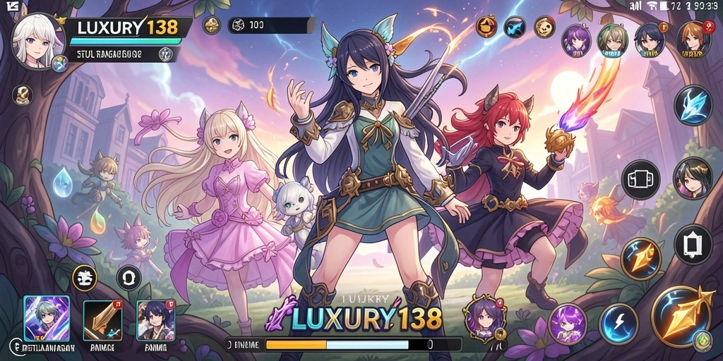 Gameplay menarik dengan karakter anime yang dinamis.
