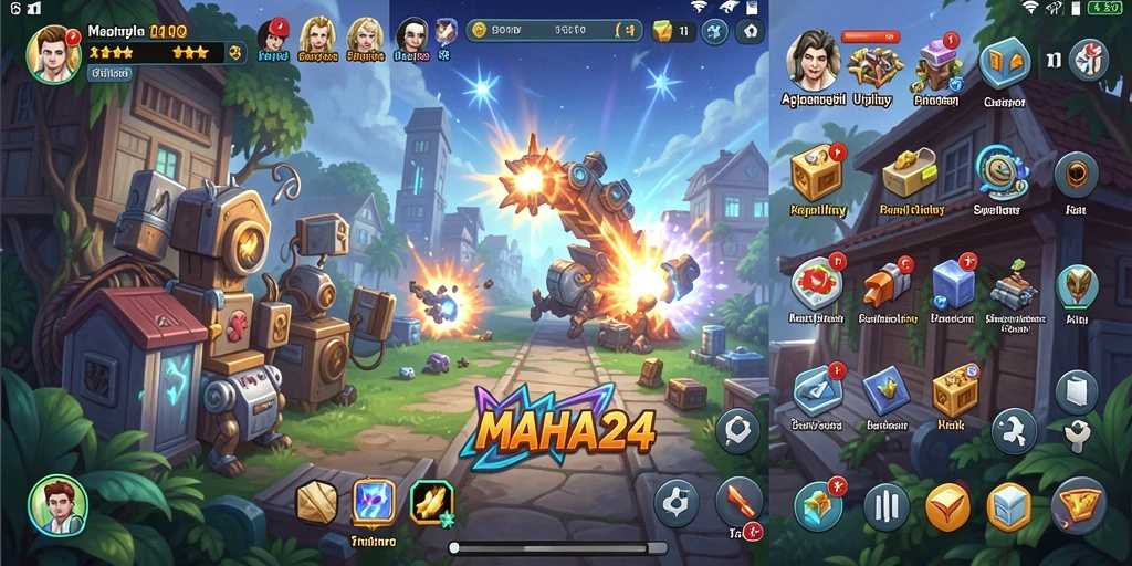 Tampilan antarmuka MAHA24 yang modern dan ringkas.