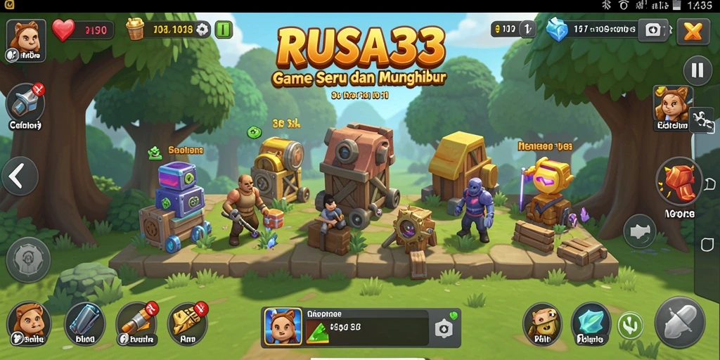 Tampilan gameplay RUSA33 yang menantang dan santai.