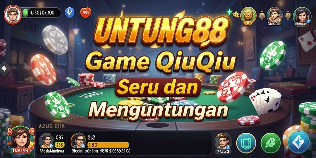 Tampilan gameplay QiuQiu yang seru dan menarik.